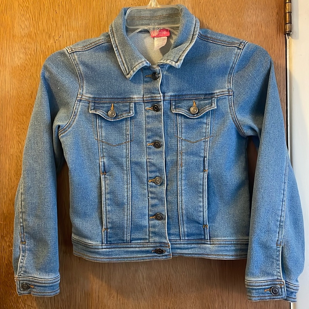 Zunie Girl Sz L 10/12 Jean Jacket Back To School